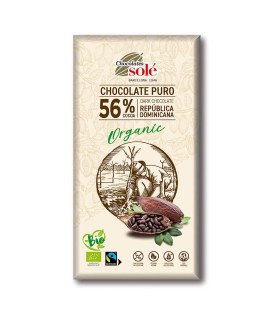 Xocolata Pura 56% Cacau 100g BIO