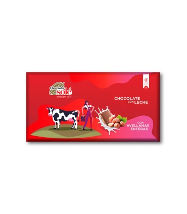 Chocolate con Leche y Avellanas 150g