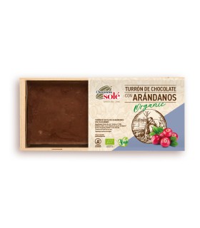 Turrón de Chocolate con Arándanos 200g BIO