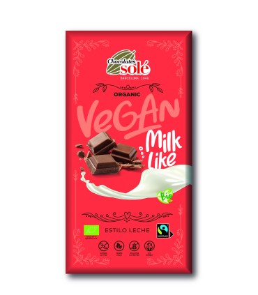 Chocolate Leche Vegetal 90 g BIO