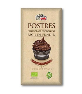 Chocolate Postres BIO 200g -Fácil de Fundir y Trabajar-