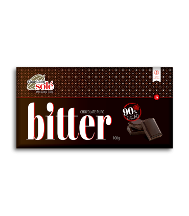 Chocolat Bitter 90% Cacao 100g