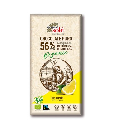 Chocolat Noir au Citron 100g BIO