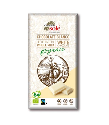 Chocolate Blanco 90 g BIO
